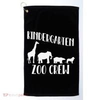 Kindergarten Zoo Crew Funny Circus Animal Lover Back School Golf Towel thumb 0