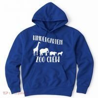Kindergarten Zoo Crew Funny Circus Animal Lover Back School Hoodie thumb 0