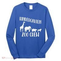 Kindergarten Zoo Crew Funny Circus Animal Lover Back School Long Sleeve Shirt thumb 0