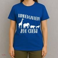 Kindergarten Zoo Crew Funny Circus Animal Lover Back School T-Shirt thumb 4