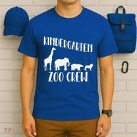 Kindergarten Zoo Crew Funny Circus Animal Lover Back School T-Shirt thumb 6