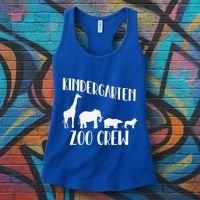 Kindergarten Zoo Crew Funny Circus Animal Lover Back School Women's Tank Top thumb 3