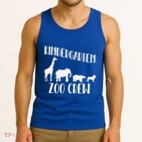 Kindergarten Zoo Crew Funny Circus Animal Lover Back School Tank Top thumb 3