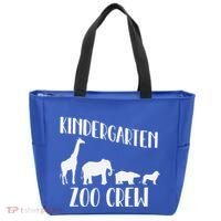 Kindergarten Zoo Crew Funny Circus Animal Lover Back School Tote Bag thumb 0