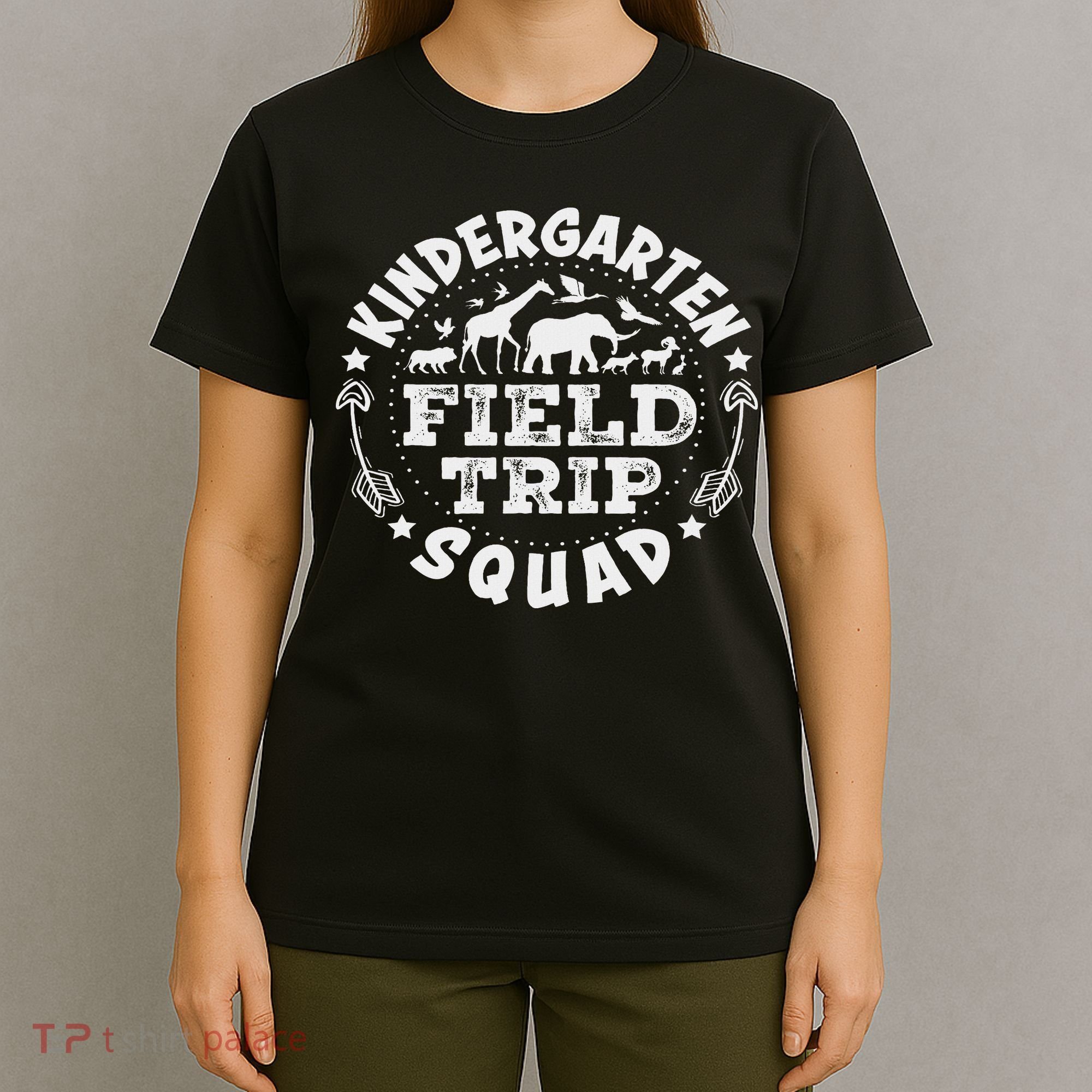 Kindergarten Zoo Field Trip Squad Teacher Student T-Shirt