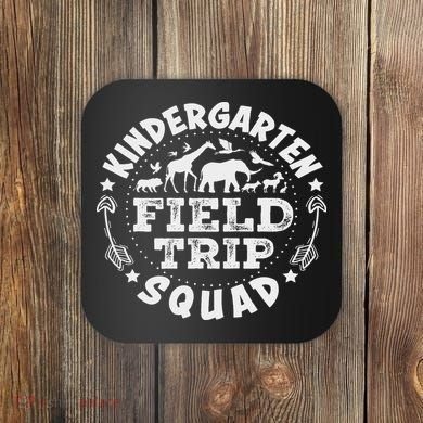 Kindergarten Zoo Field Trip Squad Teacher Student Coaster
