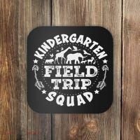 Kindergarten Zoo Field Trip Squad Teacher Student Coaster thumb 0