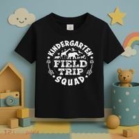 Kindergarten Zoo Field Trip Squad Teacher Student Toddler T-Shirt thumb 3
