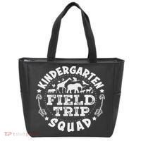 Kindergarten Zoo Field Trip Squad Teacher Student Tote Bag thumb 0