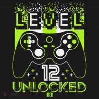 Level 12 Birthday Gaming 12 Year Old Video Games Gifts Bucket Hat thumb 4