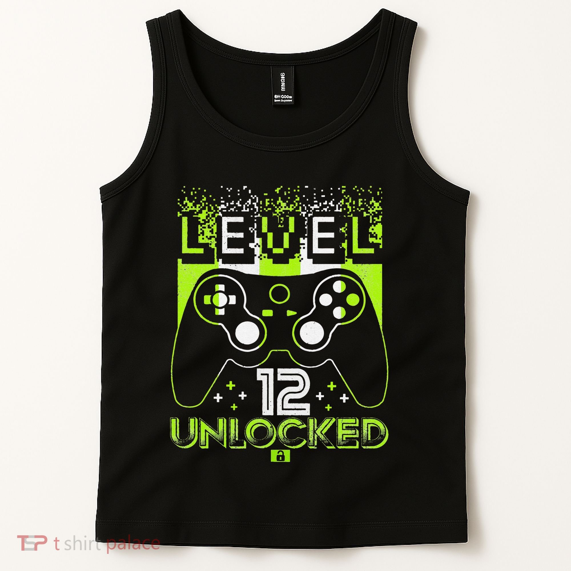 Level 12 Birthday Gaming 12 Year Old Video Games Gifts Tank Top