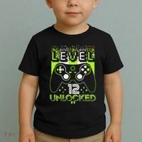 Level 12 Birthday Gaming 12 Year Old Video Games Gifts Toddler T-Shirt thumb 2