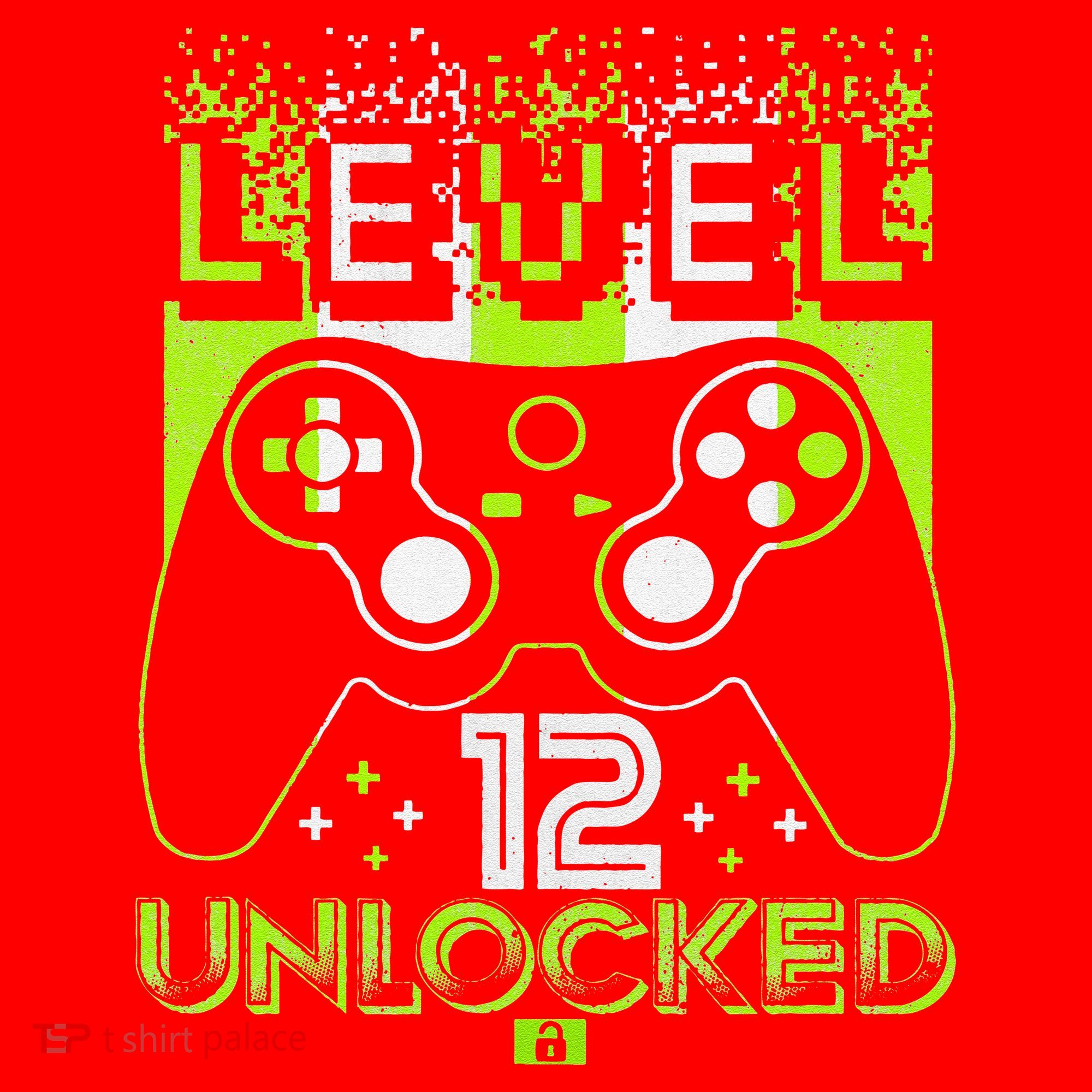 Level 12 Birthday Gaming 12 Year Old Video Games Gifts Santa Hat