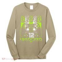 Level 12 Birthday Gaming 12 Year Old Video Games Gifts Long Sleeve Shirt thumb 0