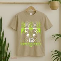 Level 12 Birthday Gaming 12 Year Old Video Games Gifts T-Shirt thumb 2