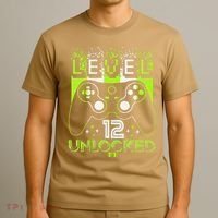 Level 12 Birthday Gaming 12 Year Old Video Games Gifts T-Shirt thumb 3