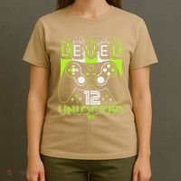 Level 12 Birthday Gaming 12 Year Old Video Games Gifts T-Shirt thumb 4