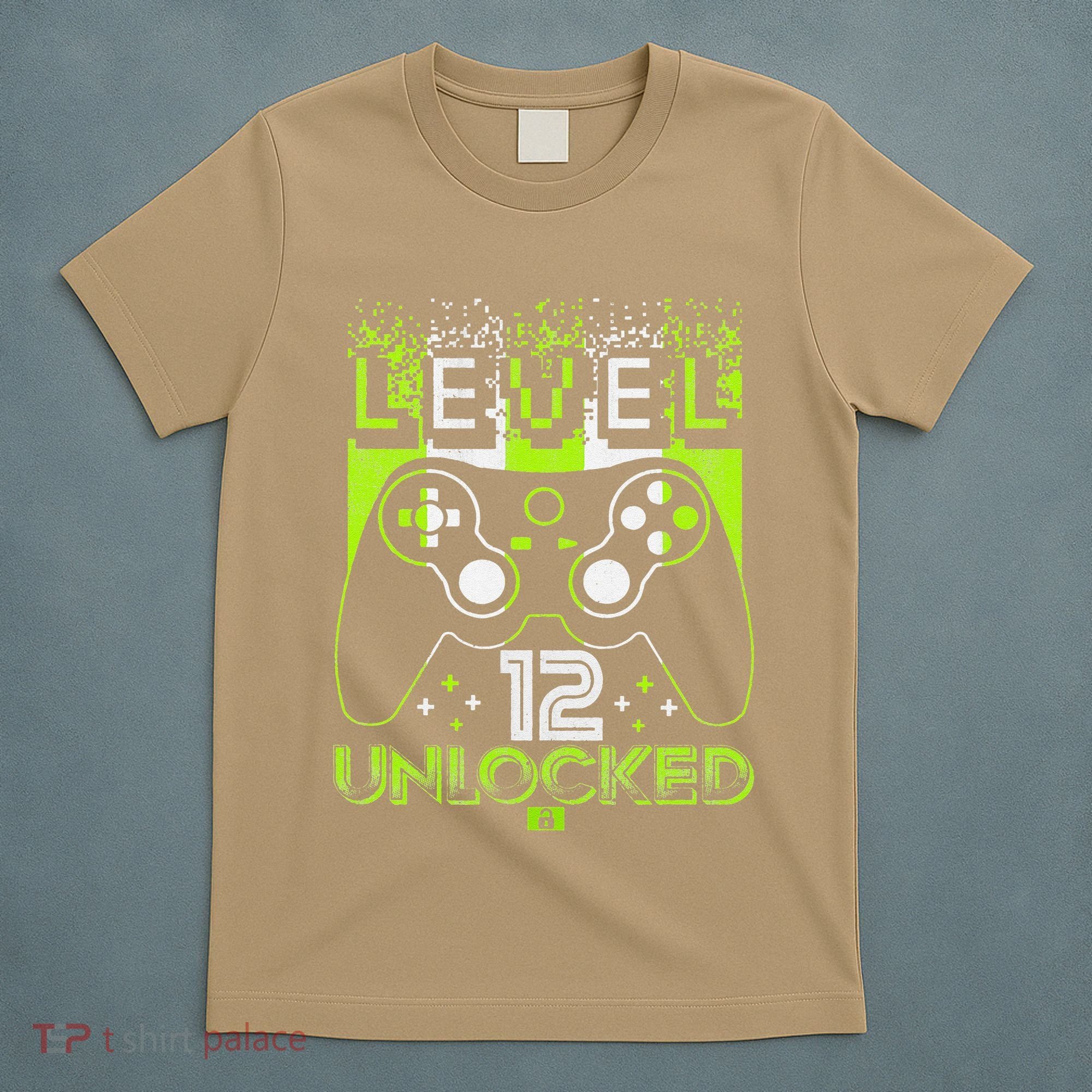 Level 12 Birthday Gaming 12 Year Old Video Games Gifts T-Shirt