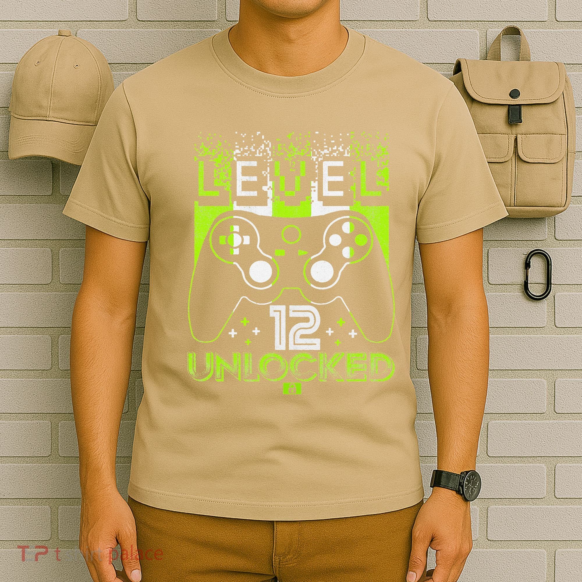 Level 12 Birthday Gaming 12 Year Old Video Games Gifts T-Shirt