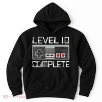 Level 10 Complete 10 Year 10th Wedding Anniversary For Him Hoodie thumb 0