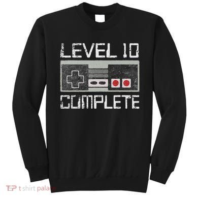 Level 10 Complete 10 Year 10th Wedding Anniversary For Him Sweatshirt