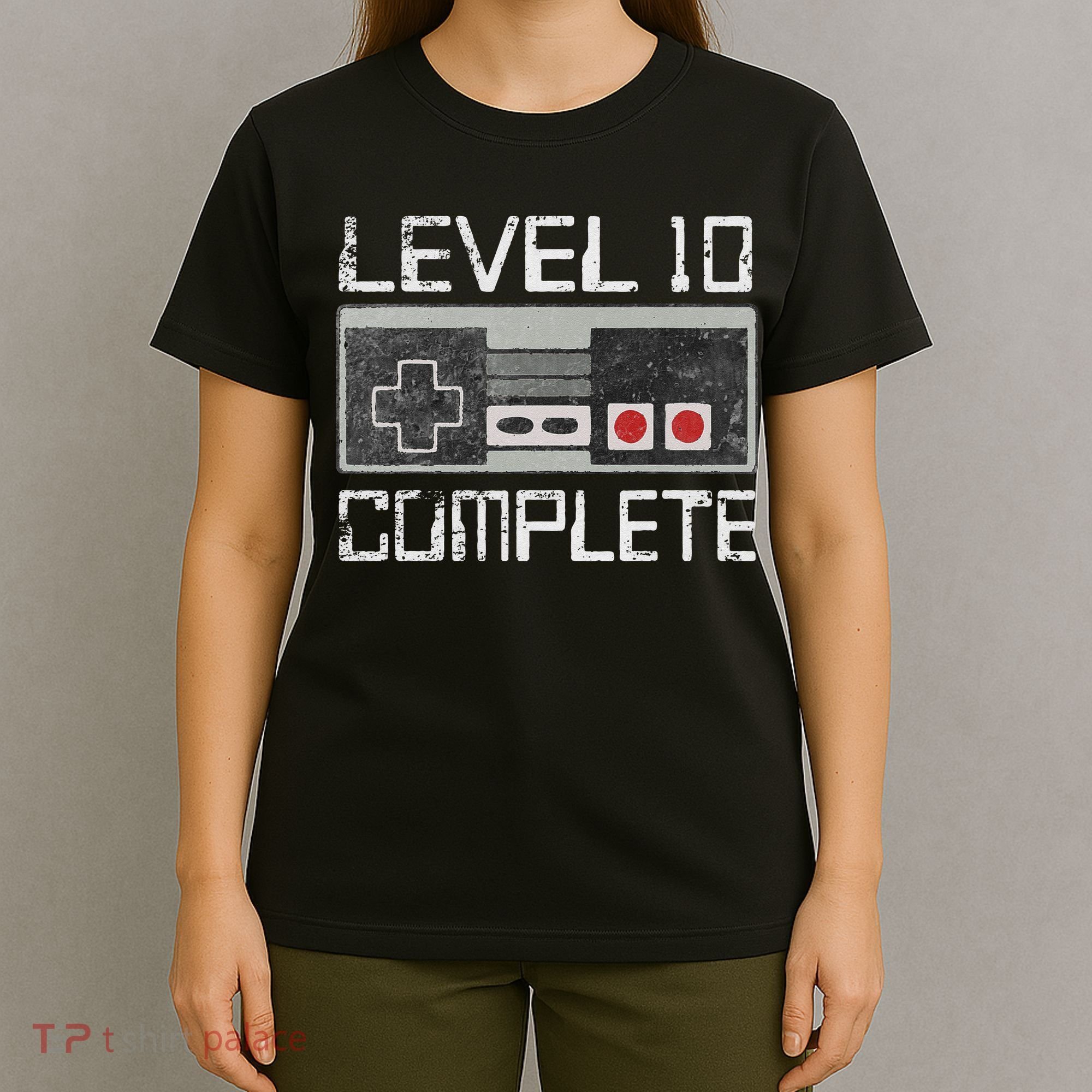 Level 10 Complete 10 Year 10th Wedding Anniversary For Him T-Shirt
