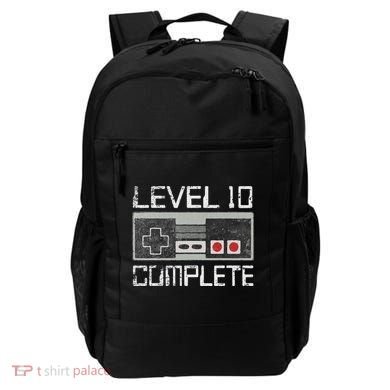 Level 10 Complete 10 Year 10th Wedding Anniversary For Him Backpack