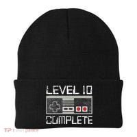 Level 10 Complete 10 Year 10th Wedding Anniversary For Him Beanie thumb 0