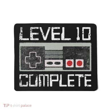 Level 10 Complete 10 Year 10th Wedding Anniversary For Him Mousepad