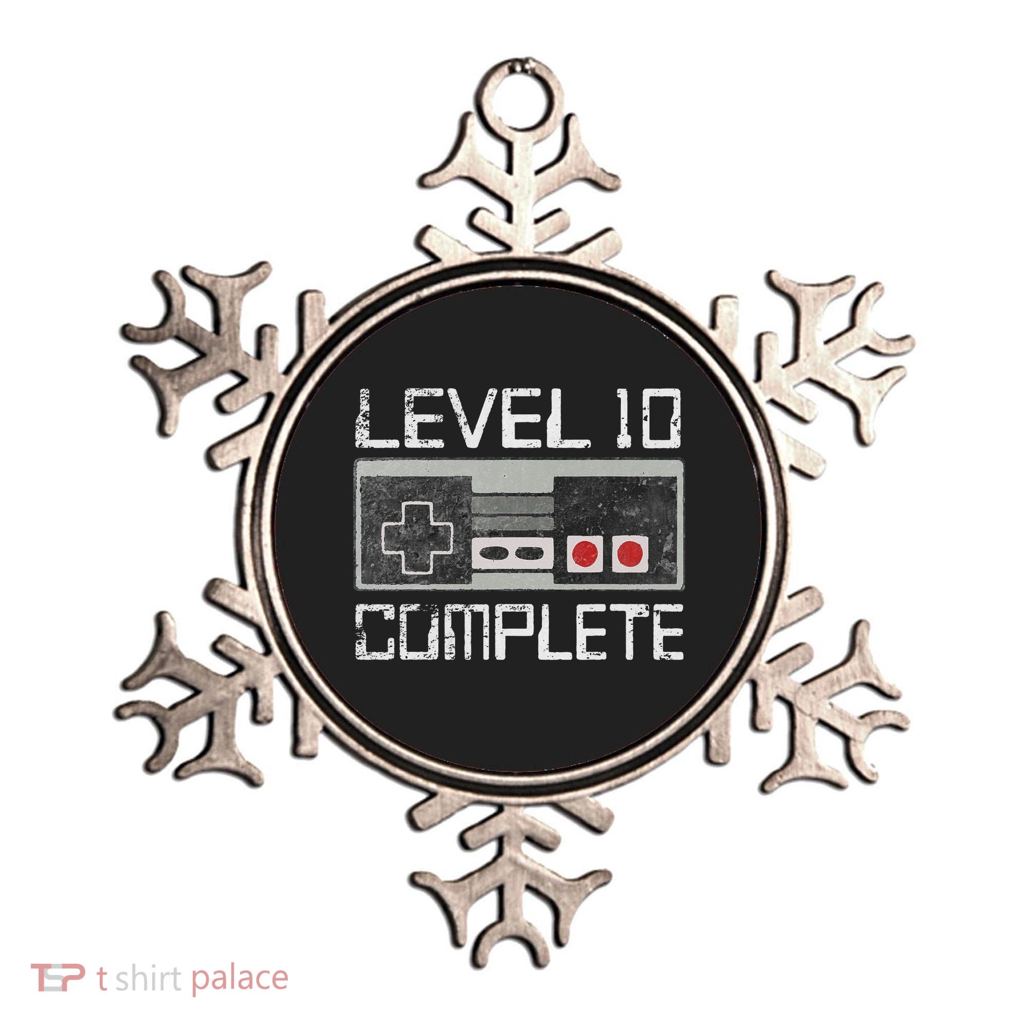 Level 10 Complete 10 Year 10th Wedding Anniversary For Him Ornament