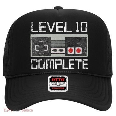 Level 10 Complete 10 Year 10th Wedding Anniversary For Him Hat