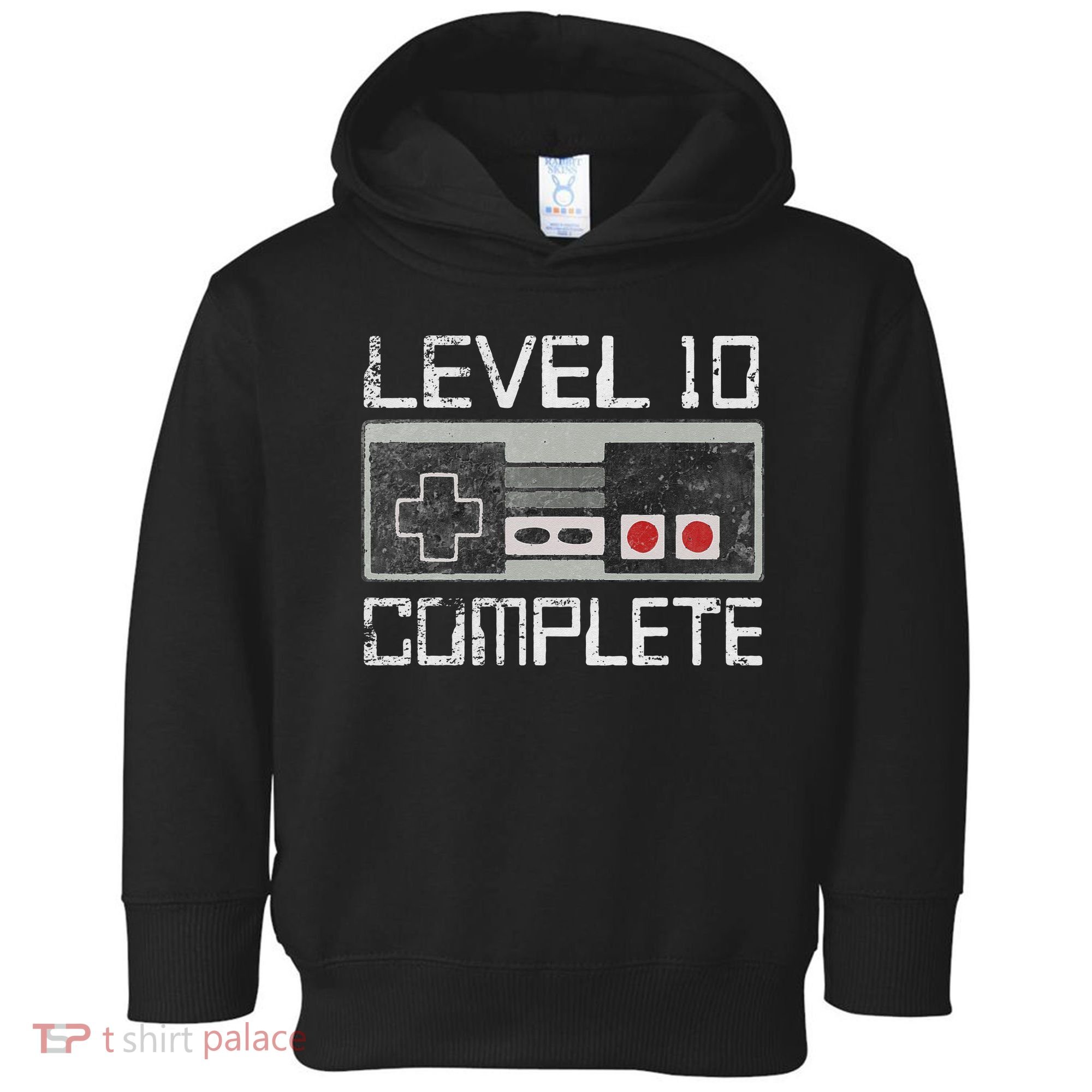 Level 10 Complete 10 Year 10th Wedding Anniversary For Him Toddler Hoodie