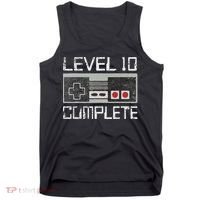Level 10 Complete 10 Year 10th Wedding Anniversary For Him Tank Top thumb 0