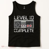 Level 10 Complete 10 Year 10th Wedding Anniversary For Him Tank Top thumb 2