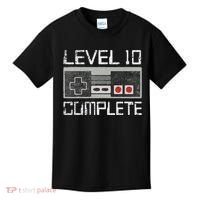 Level 10 Complete 10 Year 10th Wedding Anniversary For Him Kids T-Shirt thumb 0