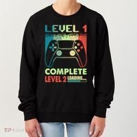 Level 1 Complete 1 Anniversary 1st Wedding Anniversary Gamer Gift Women's Sweatshirt thumb 0