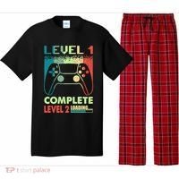 Level 1 Complete 1 Anniversary 1st Wedding Anniversary Gamer Gift Pajama Set thumb 0