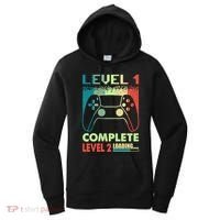 Level 1 Complete 1 Anniversary 1st Wedding Anniversary Gamer Gift Women's Hoodie thumb 0