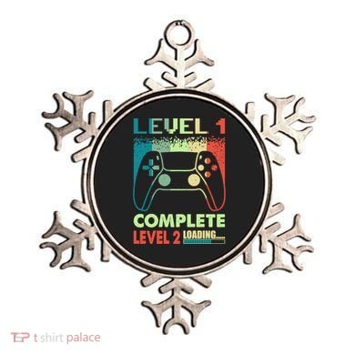 Level 1 Complete 1 Anniversary 1st Wedding Anniversary Gamer Gift Ornament