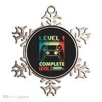 Level 1 Complete 1 Anniversary 1st Wedding Anniversary Gamer Gift Ornament thumb 0