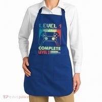 Level 1 Complete 1 Anniversary 1st Wedding Anniversary Gamer Gift Apron thumb 2