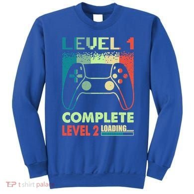 Level 1 Complete 1 Anniversary 1st Wedding Anniversary Gamer Gift Sweatshirt