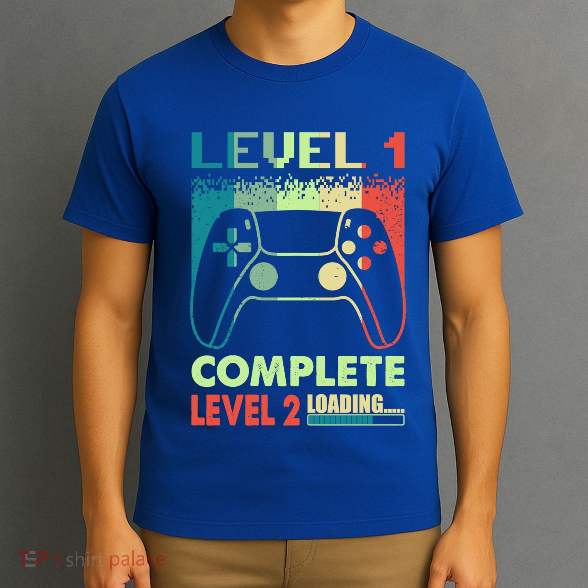 Level 1 Complete 1 Anniversary 1st Wedding Anniversary Gamer Gift T-Shirt