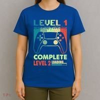 Level 1 Complete 1 Anniversary 1st Wedding Anniversary Gamer Gift T-Shirt thumb 4