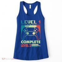 Level 1 Complete 1 Anniversary 1st Wedding Anniversary Gamer Gift Women's Tank Top thumb 0