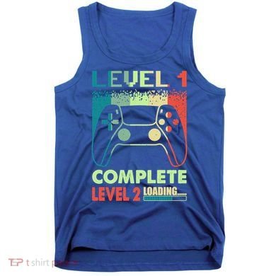 Level 1 Complete 1 Anniversary 1st Wedding Anniversary Gamer Gift Tank Top