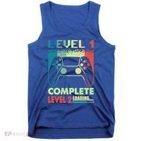 Level 1 Complete 1 Anniversary 1st Wedding Anniversary Gamer Gift Tank Top thumb 0