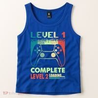 Level 1 Complete 1 Anniversary 1st Wedding Anniversary Gamer Gift Tank Top thumb 2