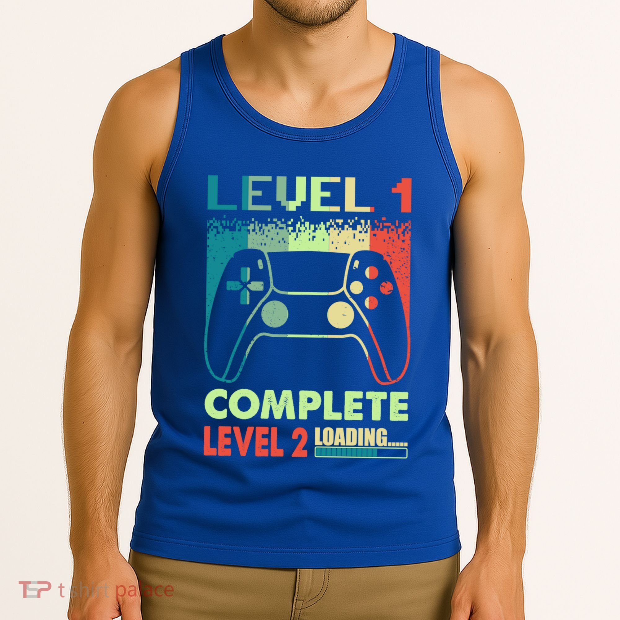 Level 1 Complete 1 Anniversary 1st Wedding Anniversary Gamer Gift Tank Top