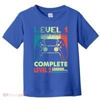 Level 1 Complete 1 Anniversary 1st Wedding Anniversary Gamer Gift Toddler T-Shirt thumb 0